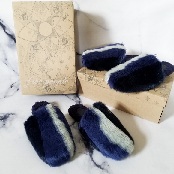 Free People Daylights Slipper in Sapphire Blue - Picture 12 of 15